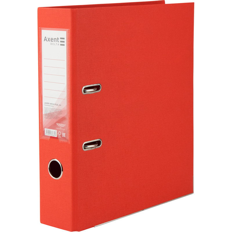 Папка-реєстратор DELTA А4 75 мм двостор. червона (D1712-06C)